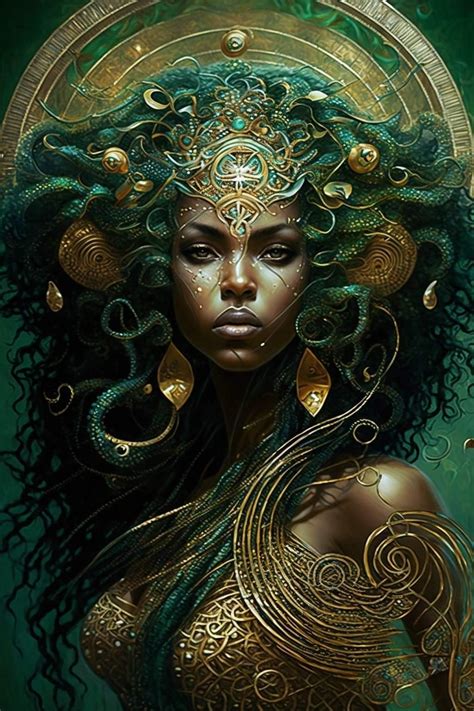 black goddess art